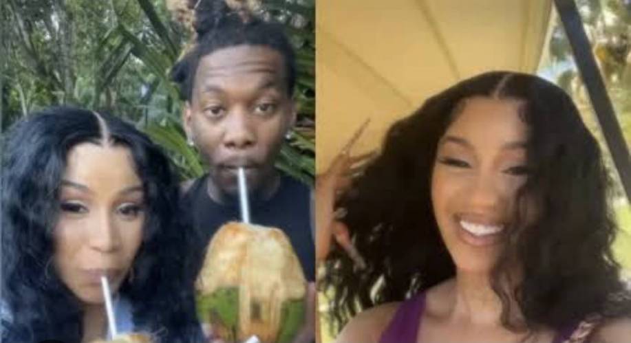 Cardi B and Offset Frolicking In Jamaica For his 31 Birthday