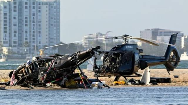 Four dead in Australia, helicopter collision, mid-air incident over Gold Coast