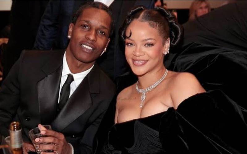 Rihanna and A$AP Rocky Make a Show-Stopping Appearance at the 2023 Golden Globes