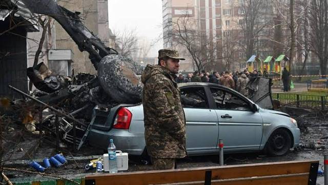 Ukrainian interior Minister killed in a helicopter crash