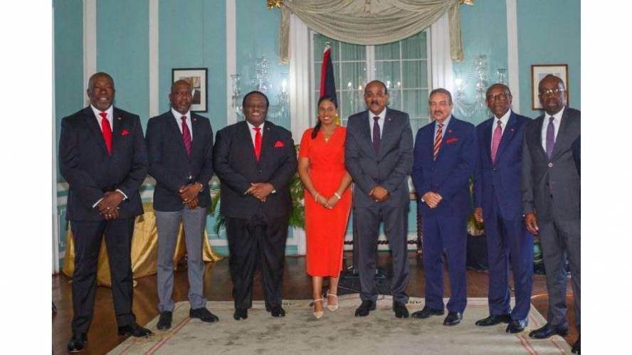 Members of PM Browne's slimmed down cabinet sworn in