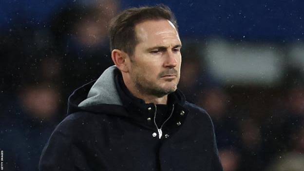 Everton manager Frank Lampard sacked after the defeat by West Ham