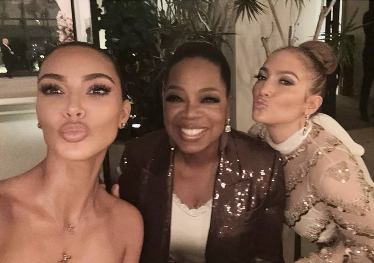 Kim Kardashian, Jennifer Lopez and More Celebrate Oprah Winfrey's 69th Birthday
