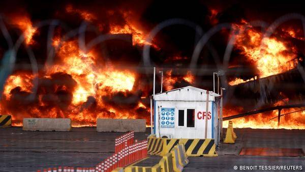 Fire extinguished at Turkey Iskenderun port
