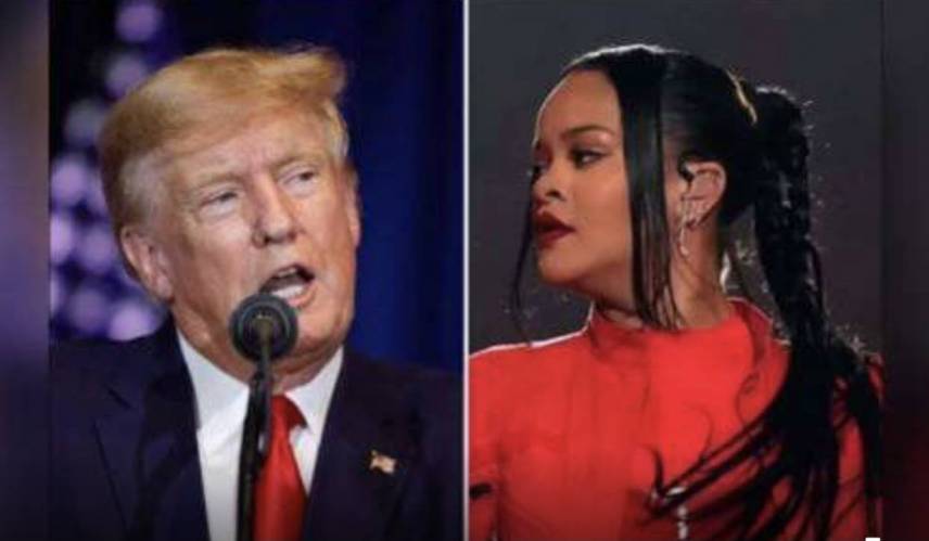 Trump slams Rihanna for 'worst Super Bowl halftime show ever'