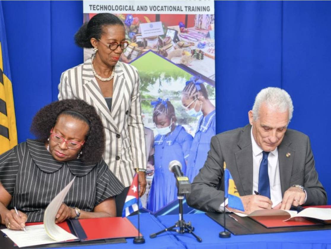 Barbados Signs Education MOU With Cuba