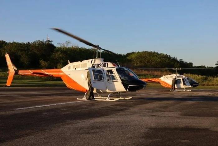 US donates four helicopters to the Dominican Republic