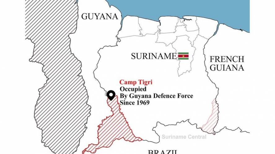 Suriname: NDP wants action against Guyana after raid in disputed area