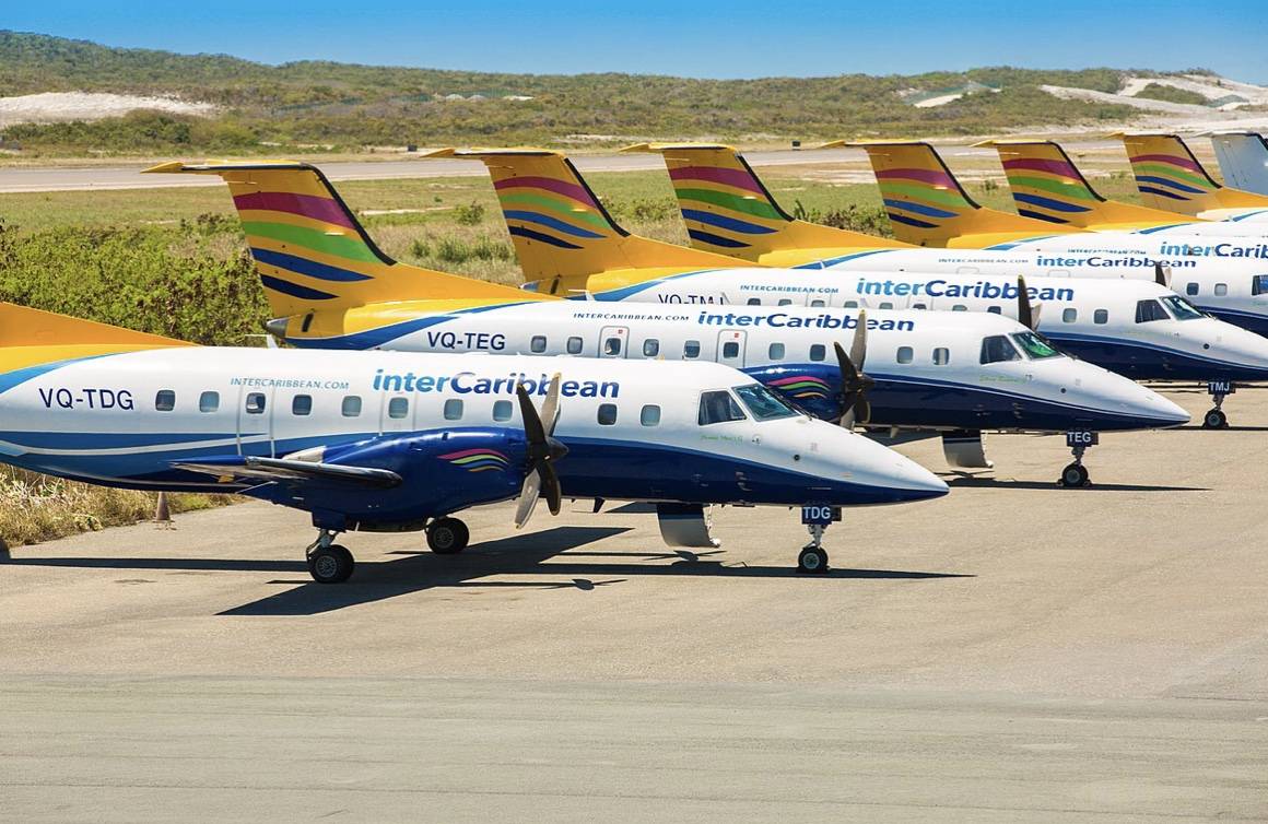 St Kitts welcomes first InterCaribbean Airways service