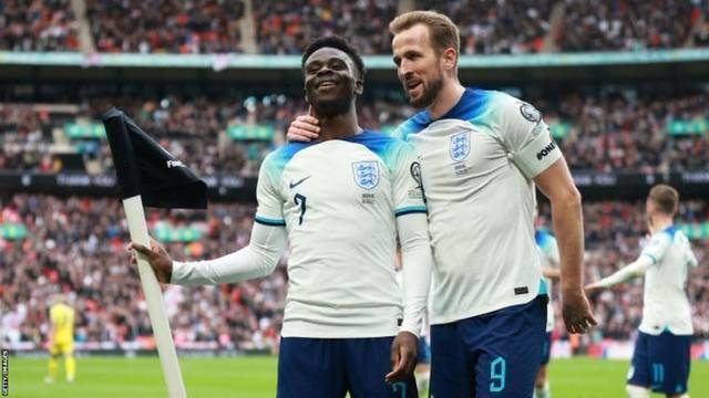 England 2-0 Ukraine: 'Saka update status as the jewel in Three Lions' crown' after an excellent disp