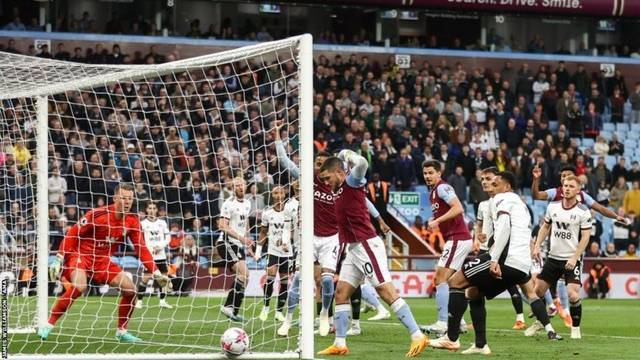 Aston Villa beat Fulham at Villa Park to move up to fifth spot
