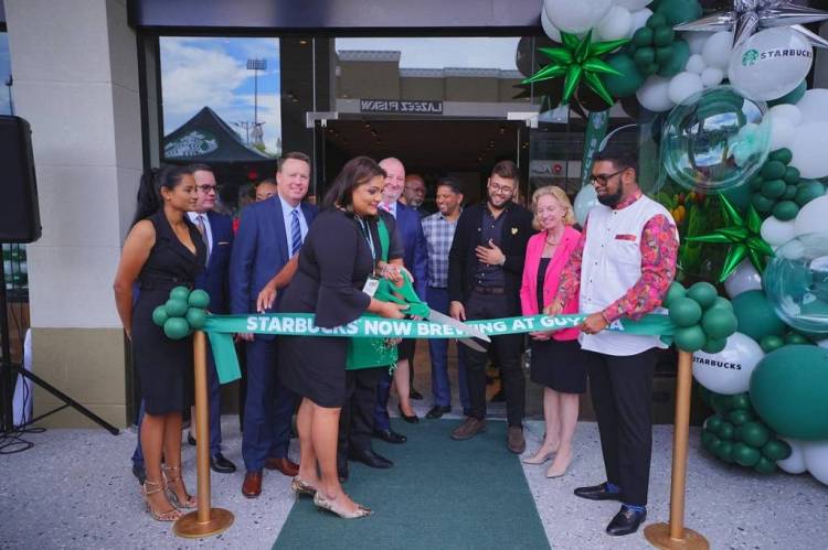 Starbucks opens first local outlet in Guyana