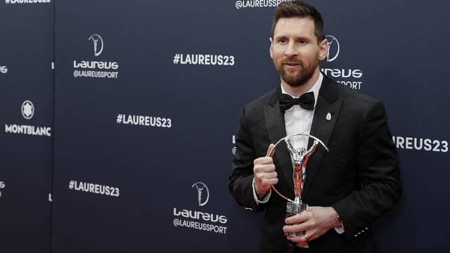 Lionel Messi and the Argentina World Cup team win Laureus awards