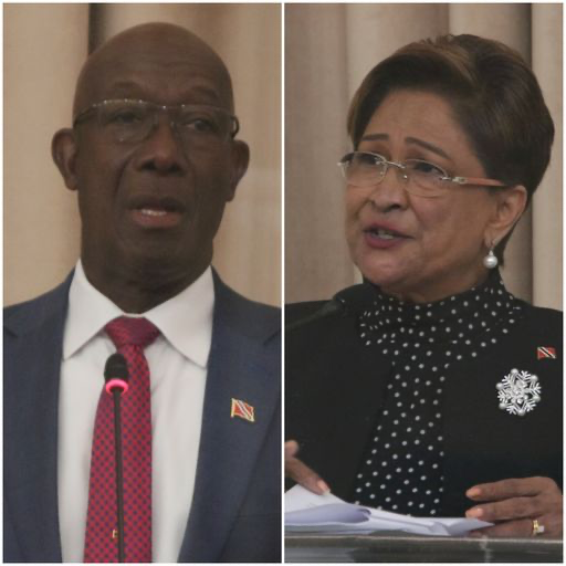 Rowley slams Kamla for writing to Barbados Govt
