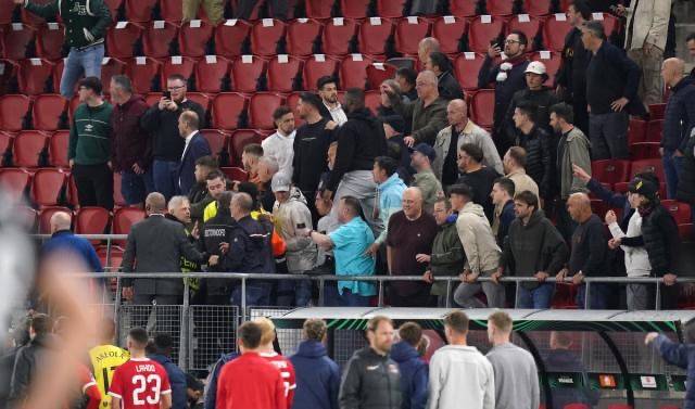 Europa Conference League: AZ Alkmaar apologise after West Ham fans attacked