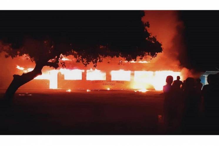 Guyana: Fire guts dorm in Karasabai Village