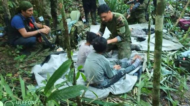 Four children found alive after the Colombia plane crash in Amazon after 40 days