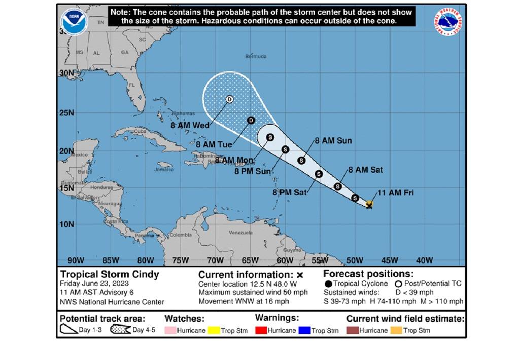 Tropical Storm Cindy poses no threat to Grenada