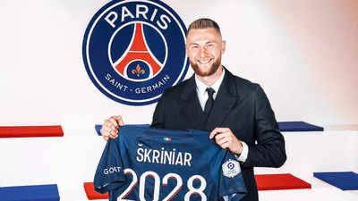 PSG signs Milan Skriniar on a five-year deal after a free transfer from Inter