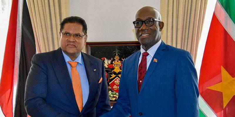 Suriname and Trinidad & Tobago sign energy cooperation pact