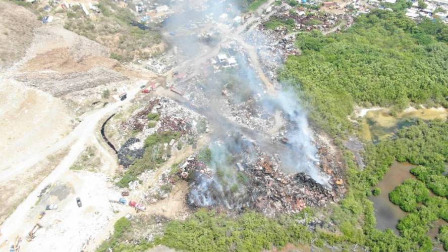 USVI: Bovoni Landfill fire 98 per cent under control
