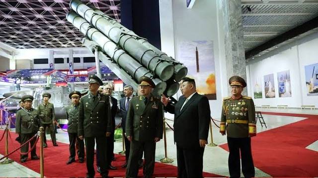 Kim Jong Un shows off North Korea missiles to Russia’s defence chief Shoigu