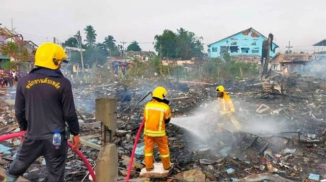 Nine people killed in Thailand fireworks storehouse explosion
