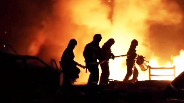 35 people died in an inferno at petrol station in Dagestan southern Russia
