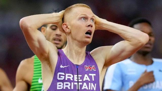Britain's Ben Pattison shocked after the 800m bronze