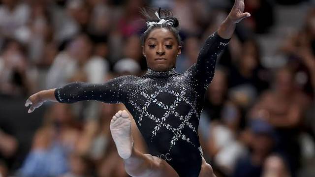 Simone Biles wins record eighth US all-around title at the US Gymnastics
