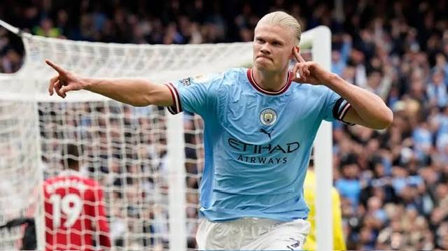 Manchester City’s Erling Haaland  wins PFA men's player of the year award