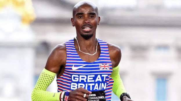 Mo Farah runs in London for final time on The Big Half 2023