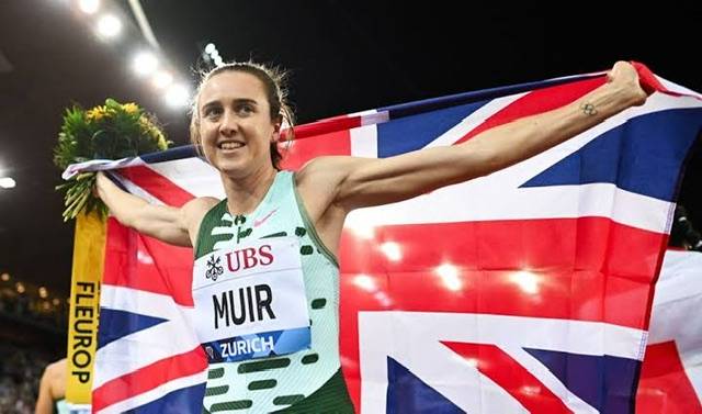 Great Britain’s Laura Muir wins in Zurich, along with Sha'Carri Richardson