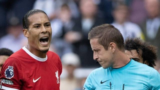 Liverpool captain Virgil van Dijk gets an extra one-match ban for red-card reaction
