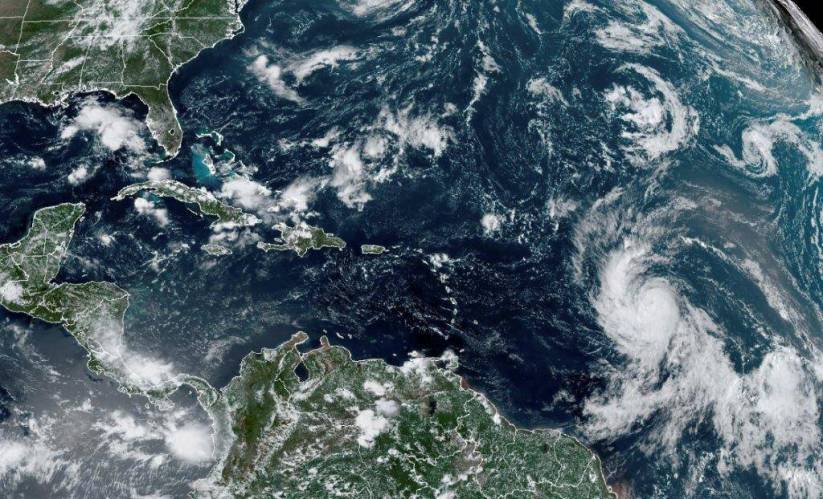 Lee barrels through Atlantic as season's first Category 5 storm
