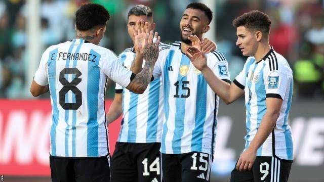 Argentina beat Bolivia without Messi in World Cup qualifying