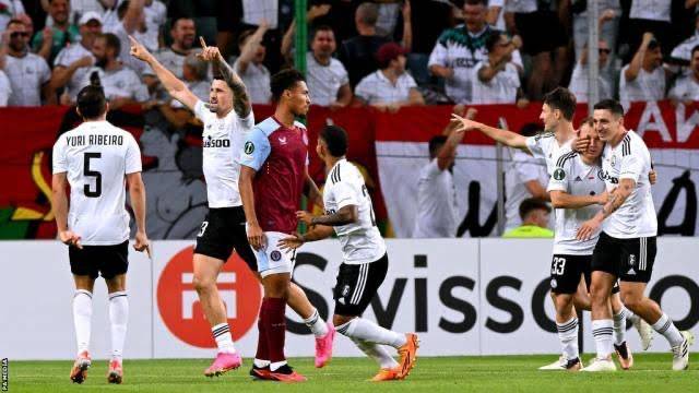 Legia Warsaw 3-2 Aston Villa: mistakes cost Villa in Europa Conference League
