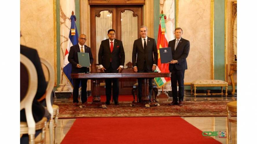 Suriname signs MOUs with Dominican Republic