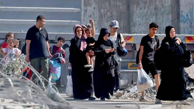 Civilians flee to south Gaza after Israel’s evacuation order