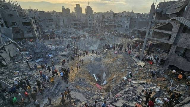Dozens of deaths reported at the Jabalia refugee camp explosion in Gaza