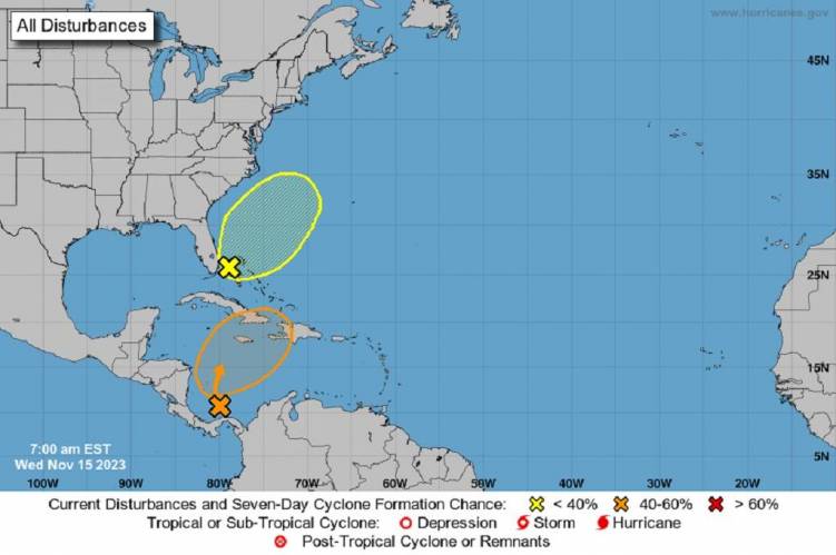 National Hurricane Center watching two weather systems