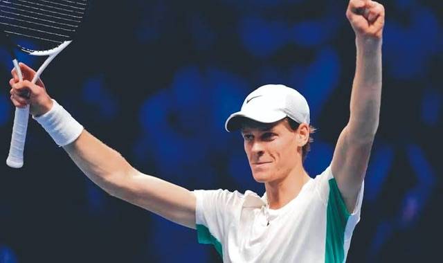 Jannik Sinner beats Novak Djokovic at ATP Finals