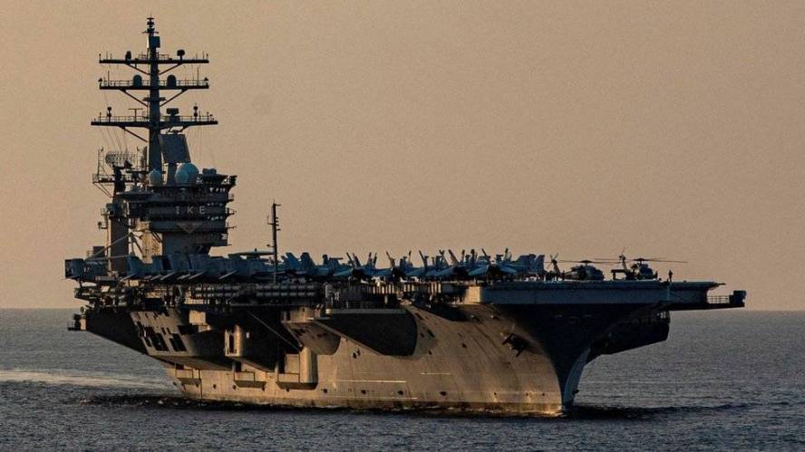 US Navy aircraft destroy Houthi boats in Red Sea after attempted hijack