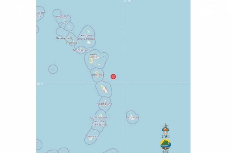 Earthquake felt in Dominica and Martinique on New Year’s Eve