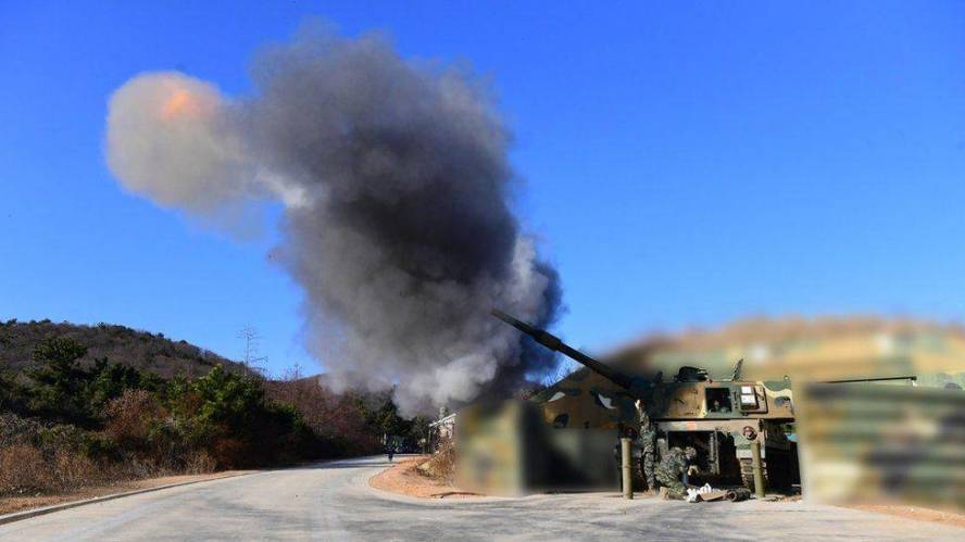 N Korea shoots artillery shells towards South's border island