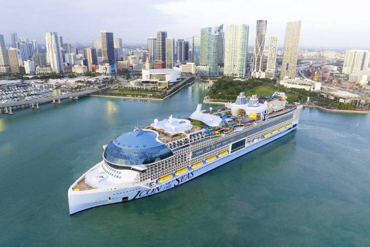 Royal Caribbean's Icon of the Seas arrives in Miami