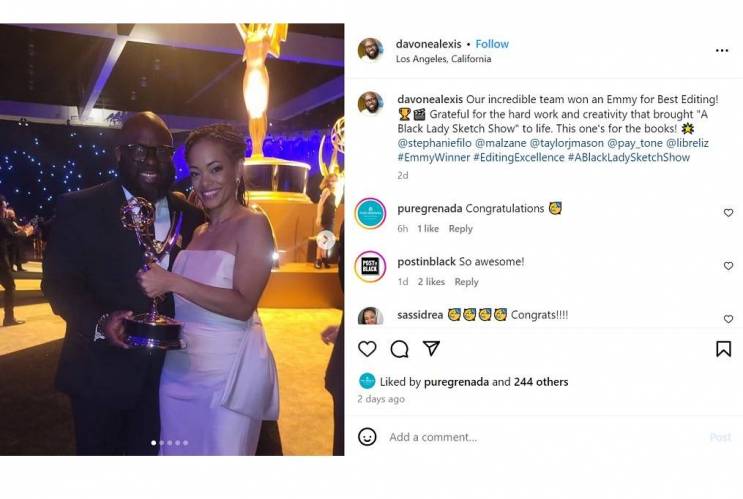 Grenadian-born Creative congratulated on team’s Emmy Award win