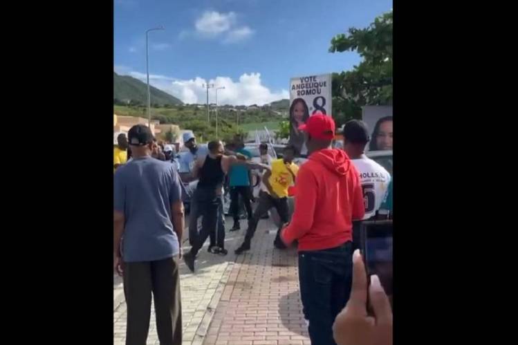 Sint Maarten police investigating brawl in front voting station