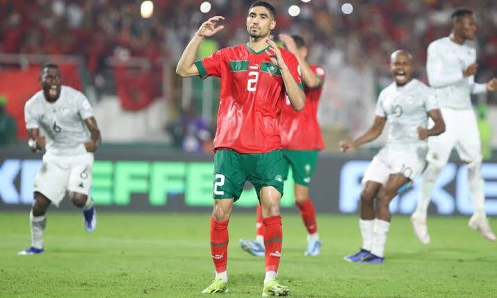 Morocco 0-2 South Africa: Hakimi misses important penalty as South Africa through