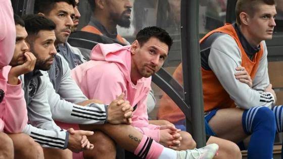 Lionel Messi stands up for injury absence in Hong Kong